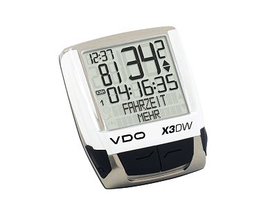 Превью  Велокомпьютер VDO X3DW проводной (22 функций)
